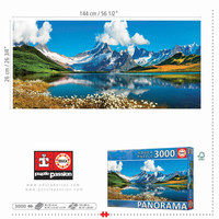 thumb-Lac en Suisse - panorama - puzzle de 3000 pièces-3