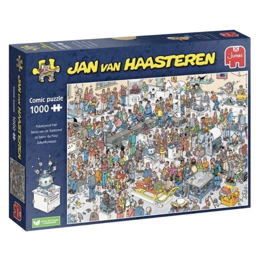 Le salon du Futur - Jan van Haasteren - puzzle de 1000 pièces-1