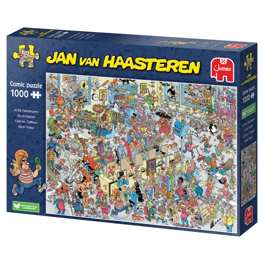 At the Hairdressers - Jan van Haasteren - puzzle of 1000 pieces-1