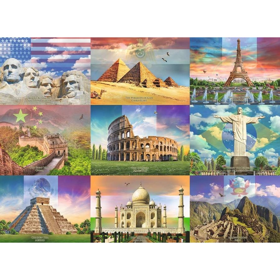 Monumenten van de Wereld - puzzel van 200 stukjes-2