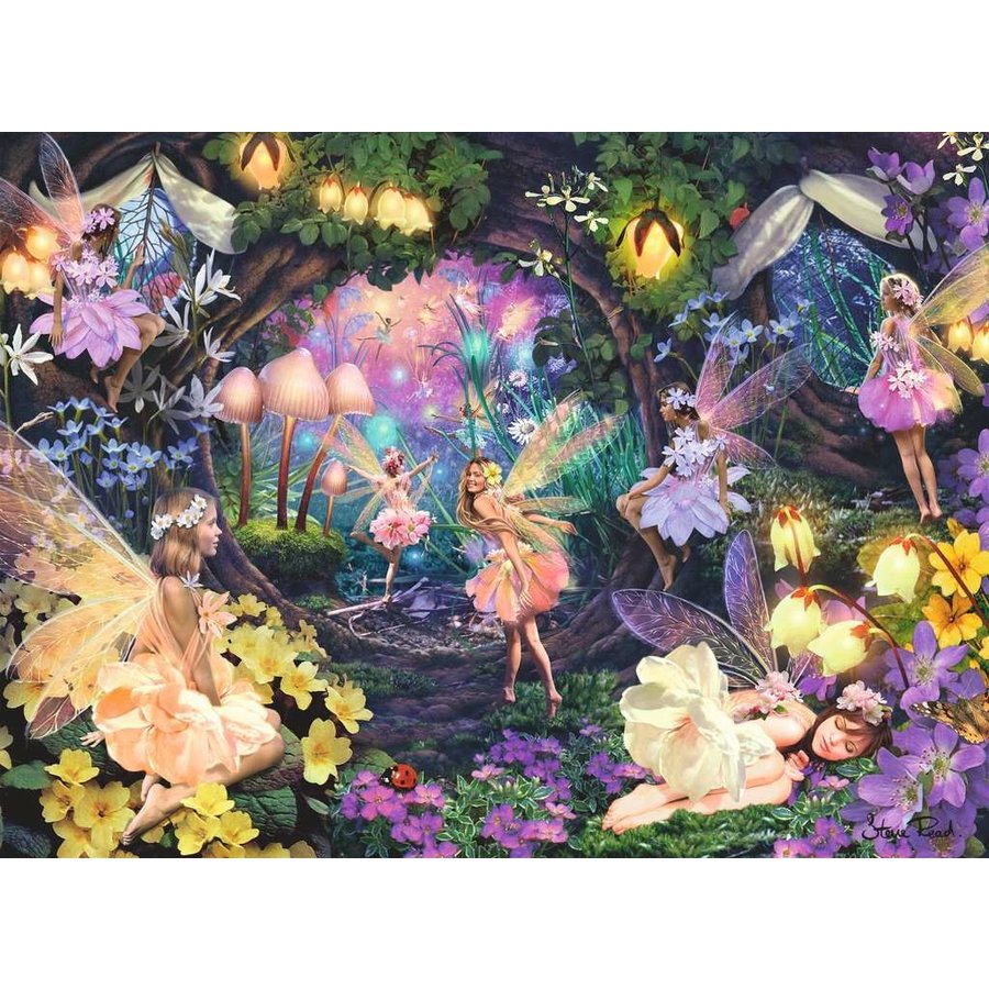 Forêt des Lutins -  Glow in the Dark - puzzle de 100 pièces-2