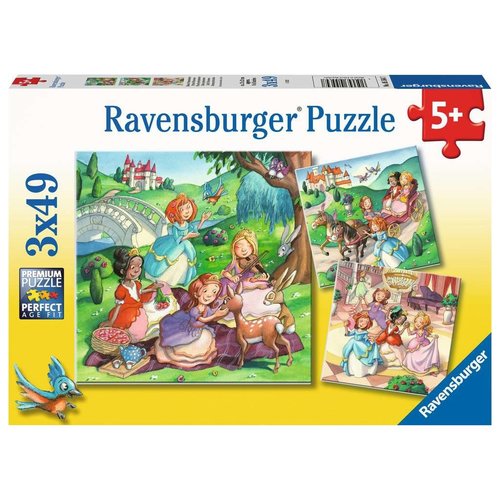  Ravensburger Kleine Prinsessen - 3 x 49 stukjes 