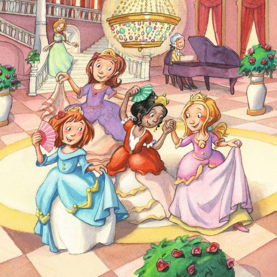 Little Princesses - 3 puzzles of 49 pieces-3