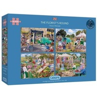 thumb-Une journée avec le fleuriste - 4 puzzles de 500 pièces-1