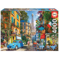 thumb-The Old Streets of Paris - jigsaw puzzle of 4000 pieces-1