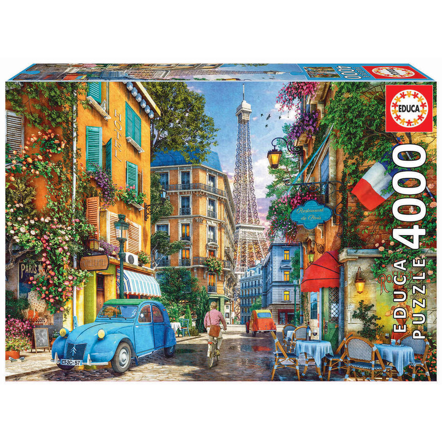 The Old Streets of Paris - jigsaw puzzle of 4000 pieces-1