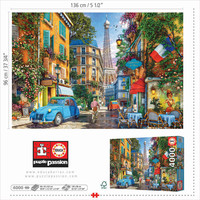 thumb-The Old Streets of Paris - jigsaw puzzle of 4000 pieces-3