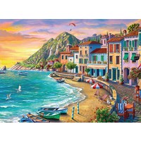 thumb-Coucher de Soleil Romantique - puzzle de 750 pièces XL-2