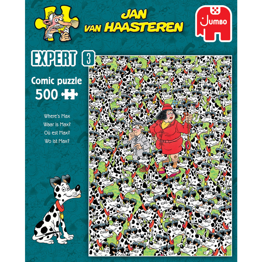 Waar is Max? - Expert 3 -  Jan van Haasteren - puzzel van 500 stukjes-1