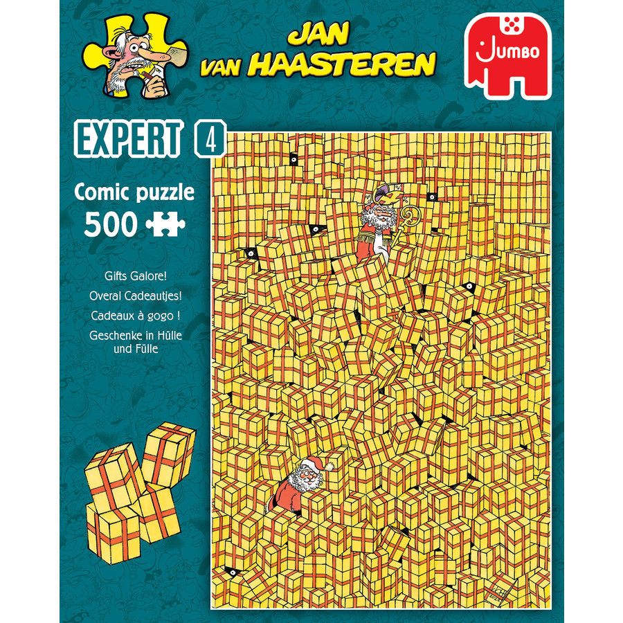 Overal Cadeautjes! - Expert 4 -  Jan van Haasteren - puzzel van 500 stukjes-1