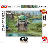 thumb-Le Mandalorian - Grogu - Thomas Kinkade - puzzle de 1000 pièces-1