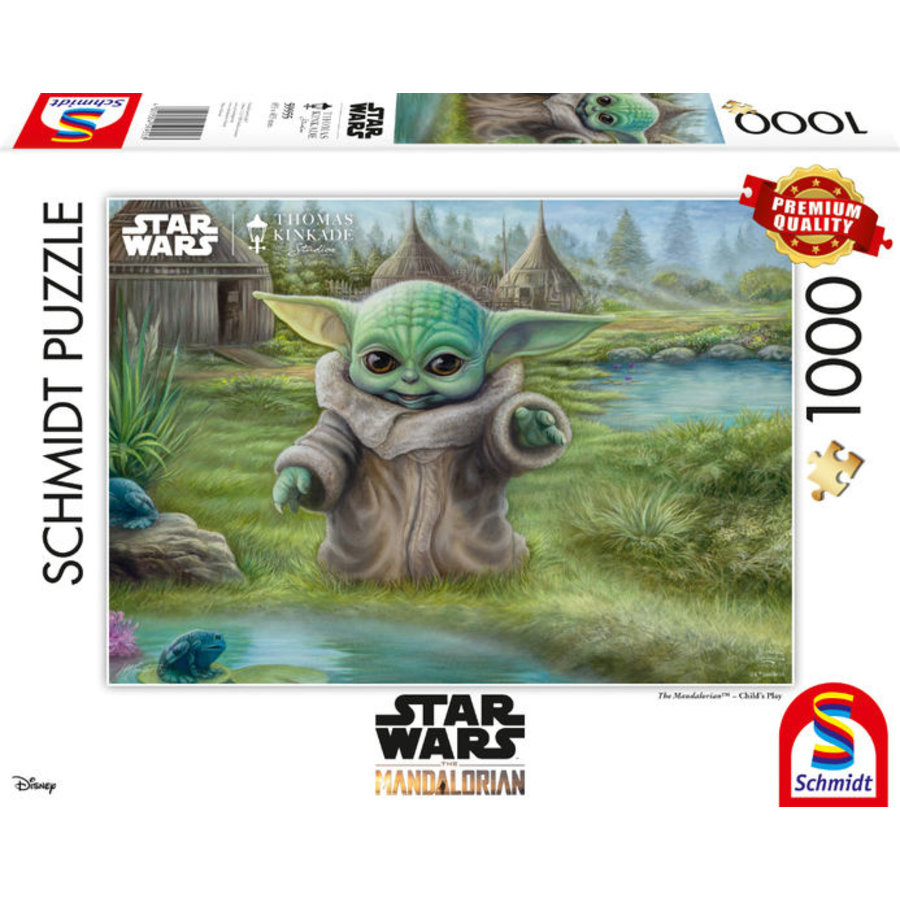 Le Mandalorian - Grogu - Thomas Kinkade - puzzle de 1000 pièces-1