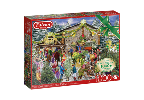  Falcon The Christmas Tree Farm - 2 x 1000 stukjes 