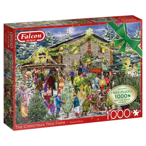  Falcon The Christmas Tree Farm - 2 x 1000 stukjes 