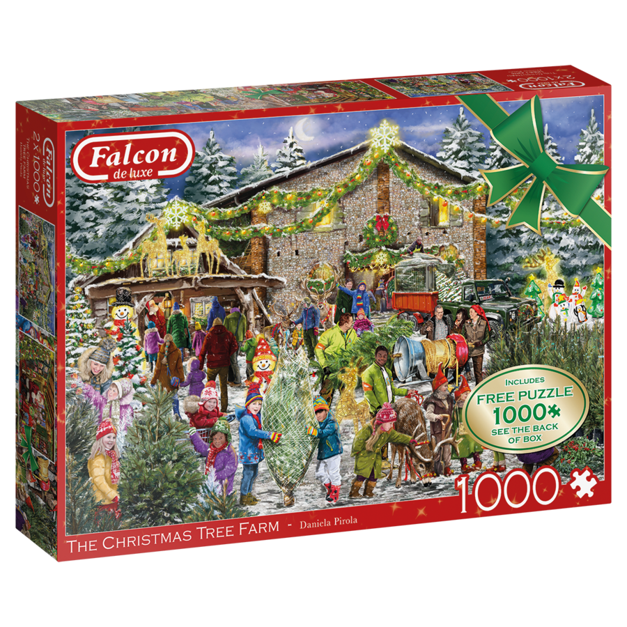 The Christmas Tree Farm - 2 x 1000 pieces-1