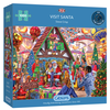 Gibsons Visit Santa  - jigsaw puzzle of 1000 pieces