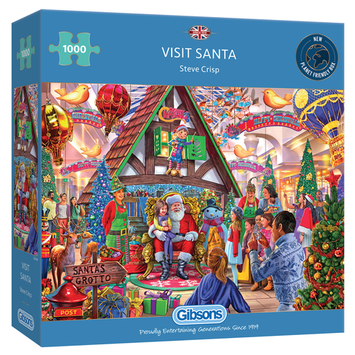  Gibsons Visit Santa - 1000 pieces 