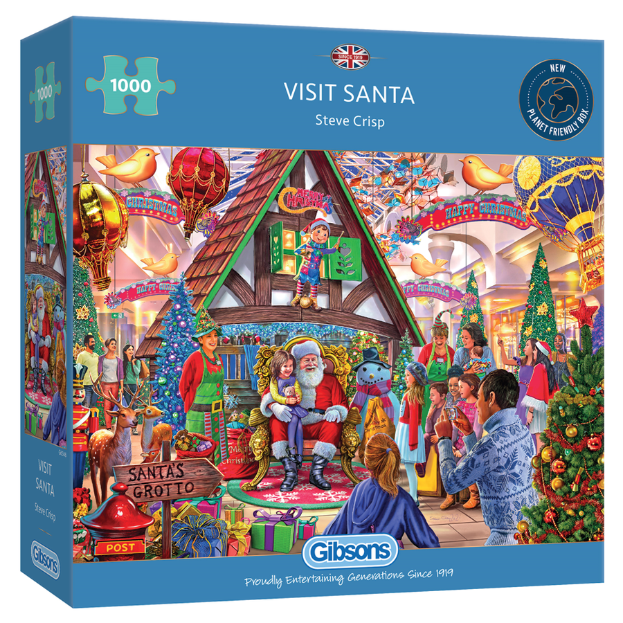 Visit Santa  - puzzel van 1000 stukjes-1