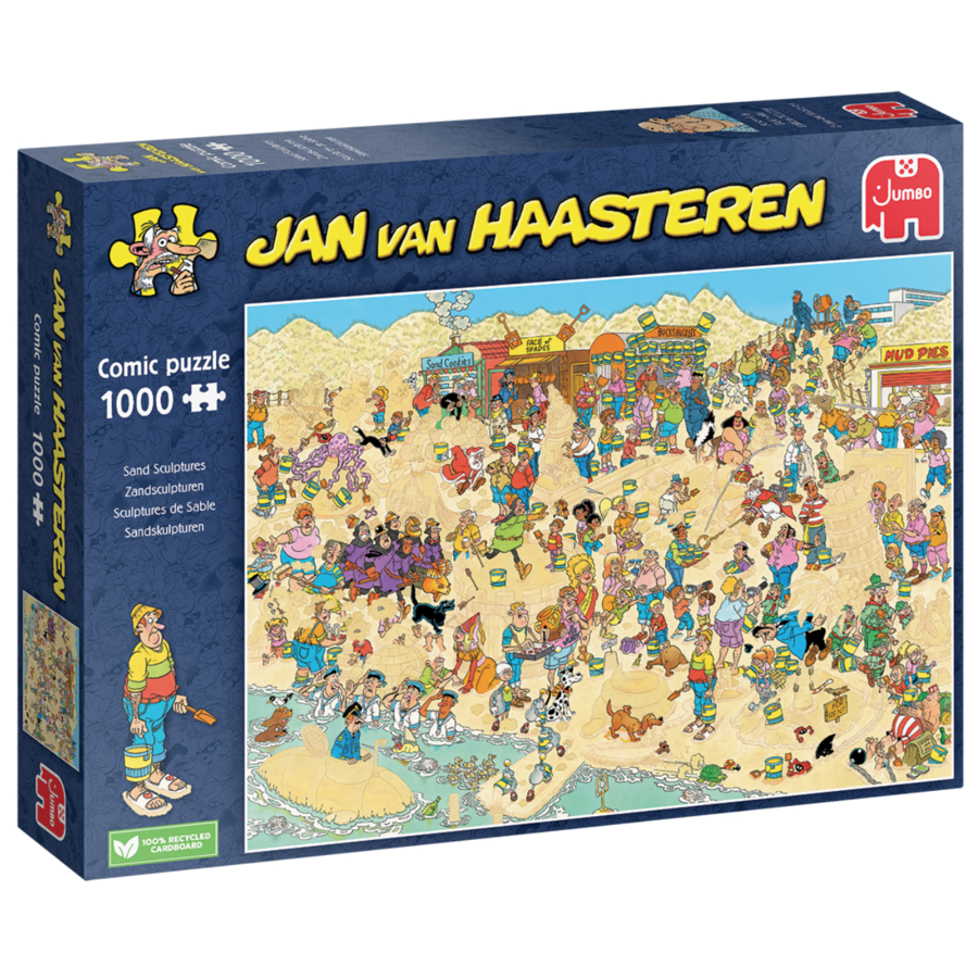 Sand sculptures - Jan van Haasteren - puzzle of 1000 pieces-1