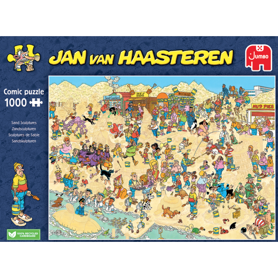 Sand sculptures - Jan van Haasteren - puzzle of 1000 pieces-3