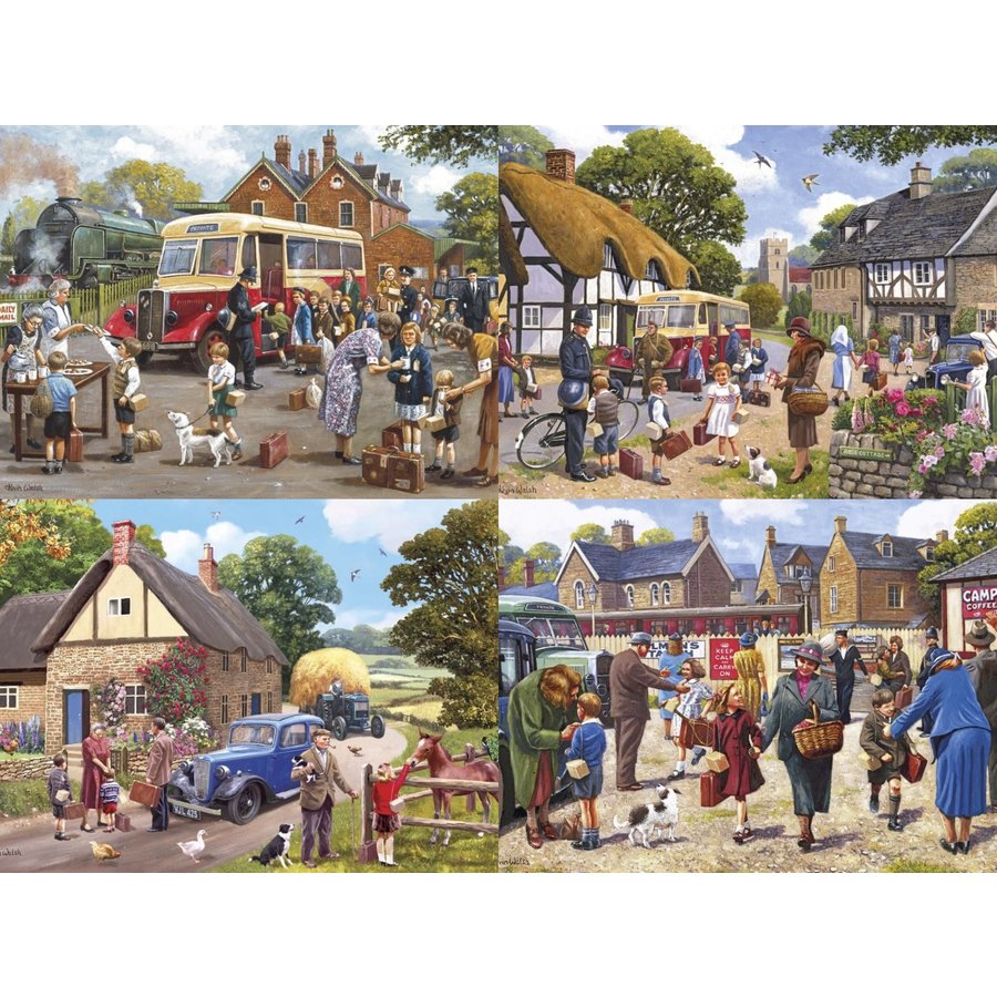 The Evacuees - 4 puzzels van 500 stuks-2