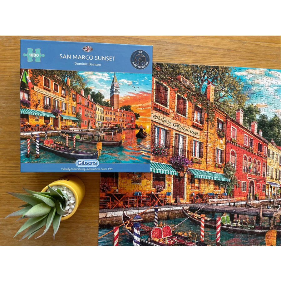 San Marco Sunset - jigsaw puzzle of 1000 pieces-3