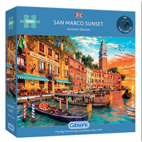 thumb-Coucher de soleil à San Marco - puzzle de 1000 pièces-1