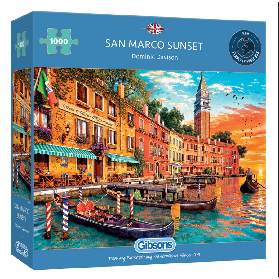 Coucher de soleil à San Marco - puzzle de 1000 pièces-1