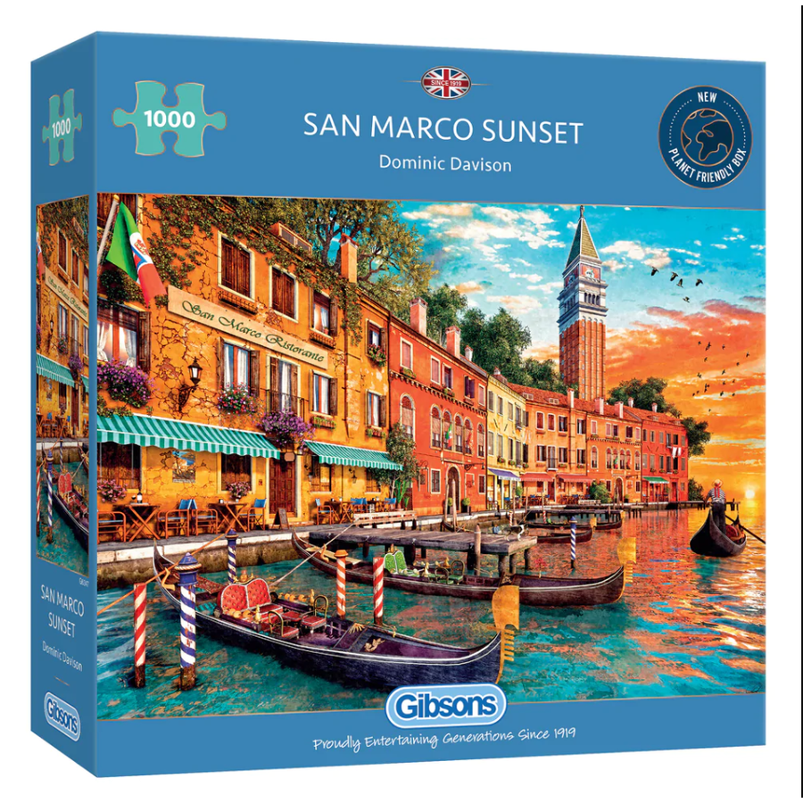 Zonsondergang bij San Marco - puzzel van 1000 stukjes-1