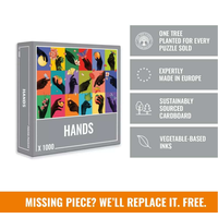 Hands - puzzel van 1000 stukjes