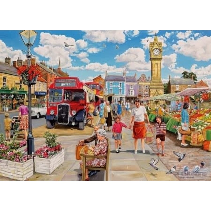 Clocktower Market - jigsaw puzzle of 1000 pieces-2