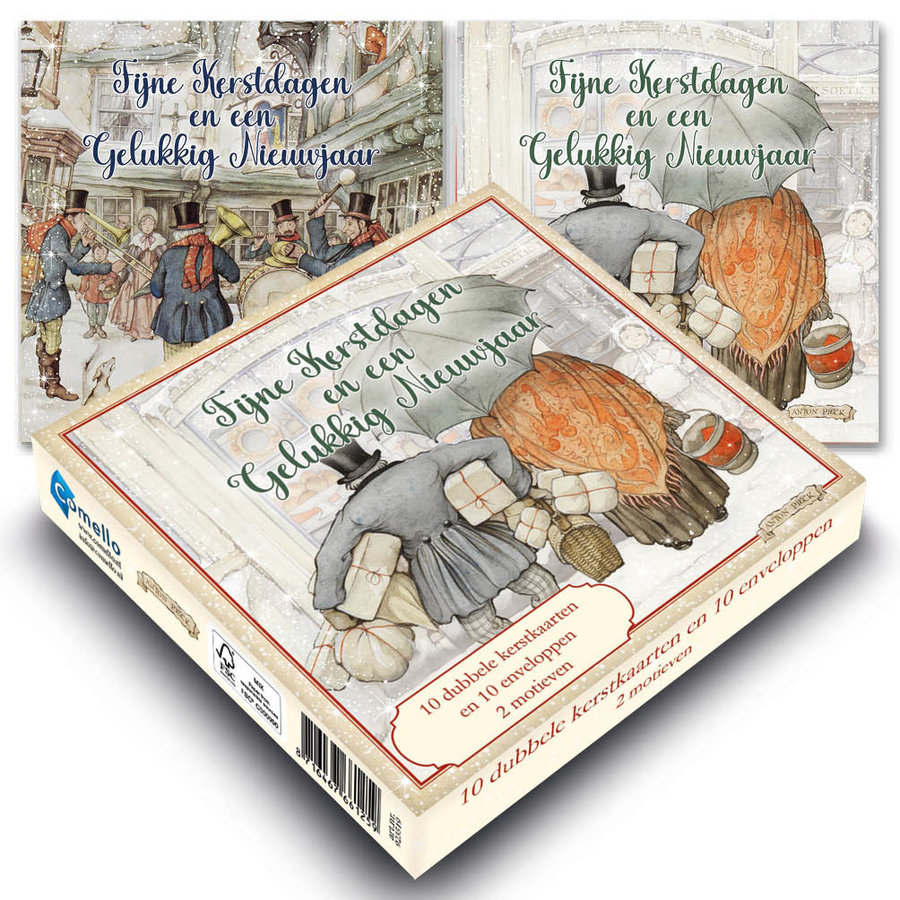 10  Christmas cards - Anton Pieck  - Box version 1-1
