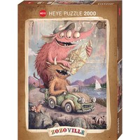 thumb-Road Trippin’ - puzzel van 2000 stukjes-1