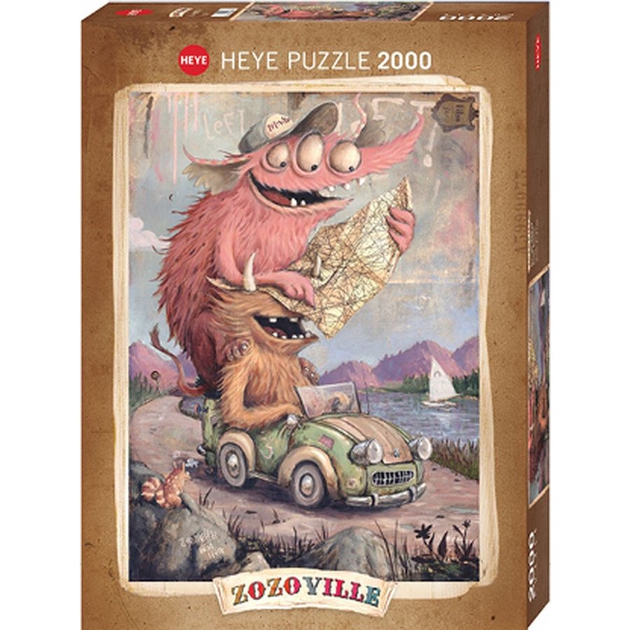 Road Trippin’ - puzzle of 2000 pieces-1