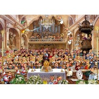 thumb-Het bruiloft - Ruyer François - puzzel van 1000 stukjes-2