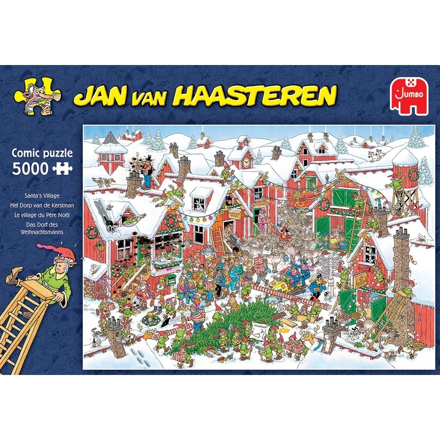 Le village du Père Noël - Jan van Haasteren - puzzle de 5000 pièces-2