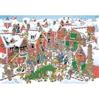 thumb-Le village du Père Noël - Jan van Haasteren - puzzle de 5000 pièces-3