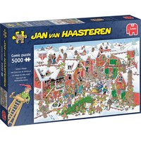 thumb-Le village du Père Noël - Jan van Haasteren - puzzle de 5000 pièces-1