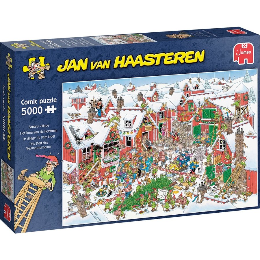 Het dorp van de Kerstman - Jan van Haasteren - puzzel van 5000 stukjes-1