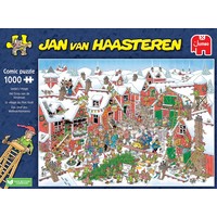 thumb-Le village du Père Noël - Jan van Haasteren - puzzle de 1000 pièces-3