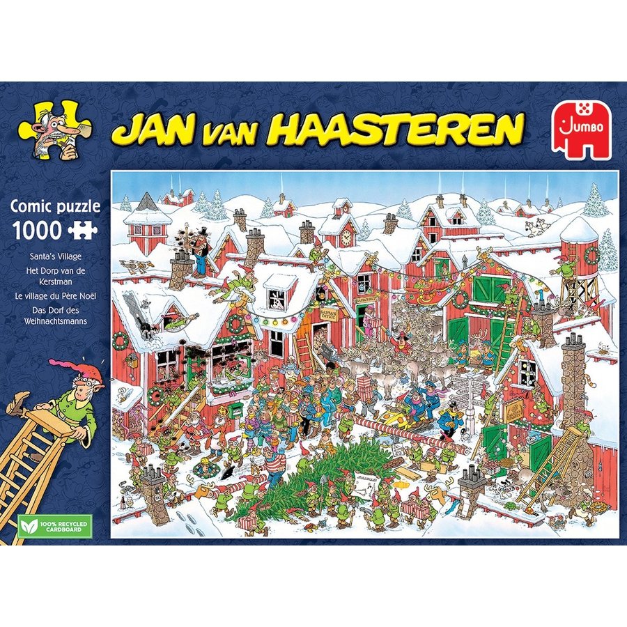 Le village du Père Noël - Jan van Haasteren - puzzle de 1000 pièces-3