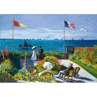 thumb-Claude Monet - Terras in Sainte-Adresse, 1867 - 1000 stukjes-1
