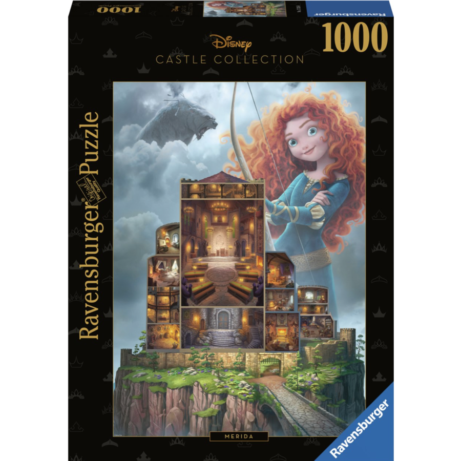 Merida - Disney Kasteel 4 - puzzel van  1000 stukjes-1