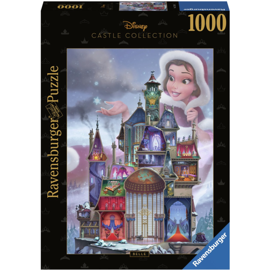 Belle - Disney Château 3 - puzzle de 1000 pièces-1