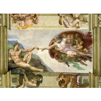 thumb-Michelangelo - La création de Adam - puzzle de 4000 pièces-1