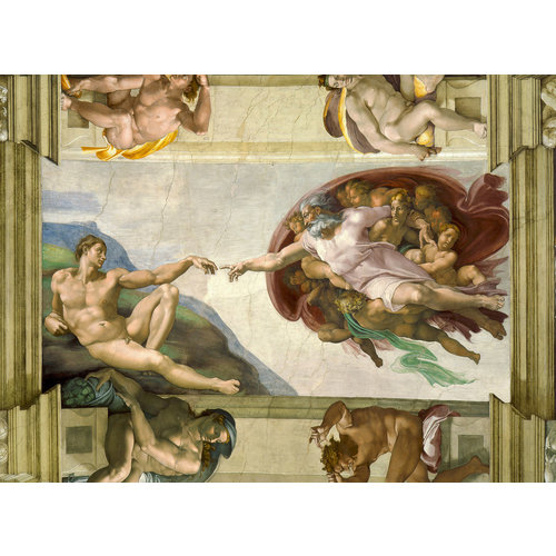  Bluebird Puzzle Michelangelo - The creation of Adam - 4000 pieces 