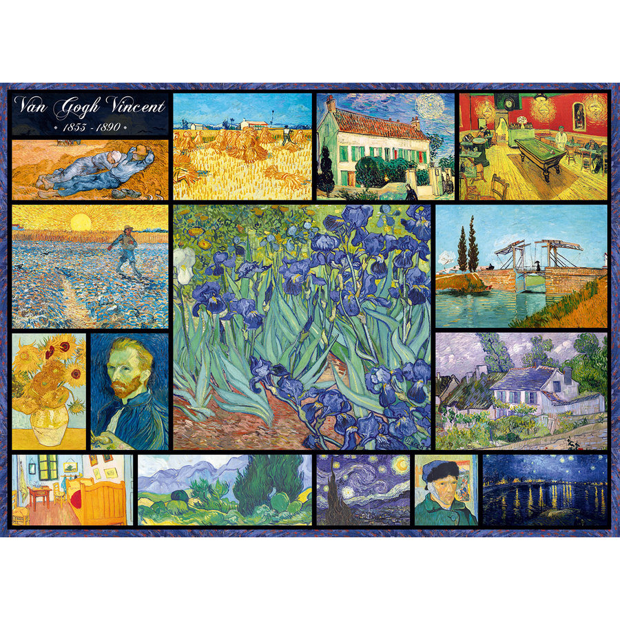 Vincent Van Gogh - Collage - puzzle de 4000 pièces-2