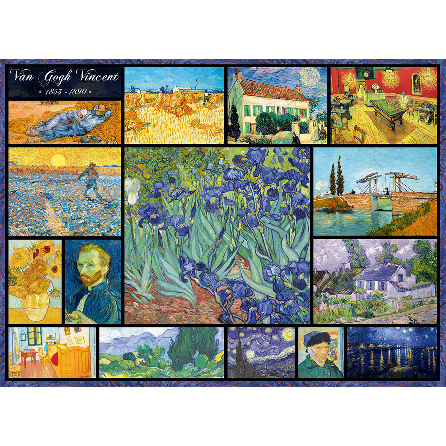 Vincent Van Gogh - Collage - puzzle of 4000 pieces-2