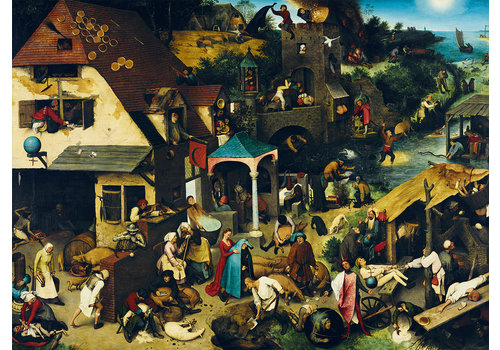  Bluebird Puzzle Pieter Bruegel - Dutch proverbs - 3000 pieces 