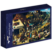 thumb-Pieter Bruegel - Proverbes flamands - puzzle de 3000 pièces-2